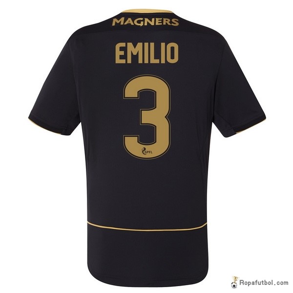 Camiseta Celtic Replica Segunda Ropa Emilio 2016/17 Negro